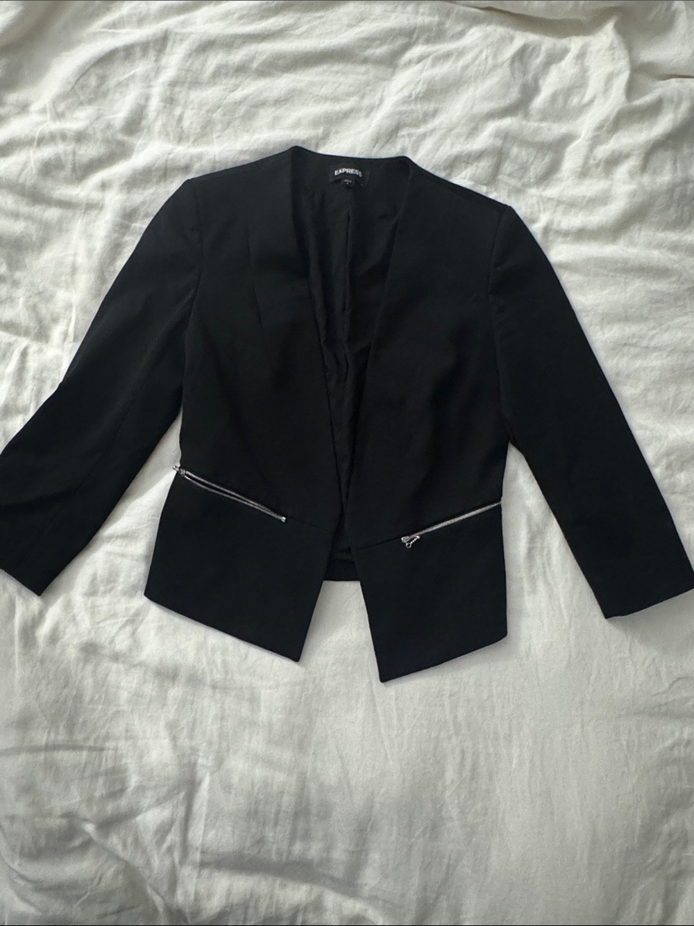 Express Women's Zip-Pocket Blazer
